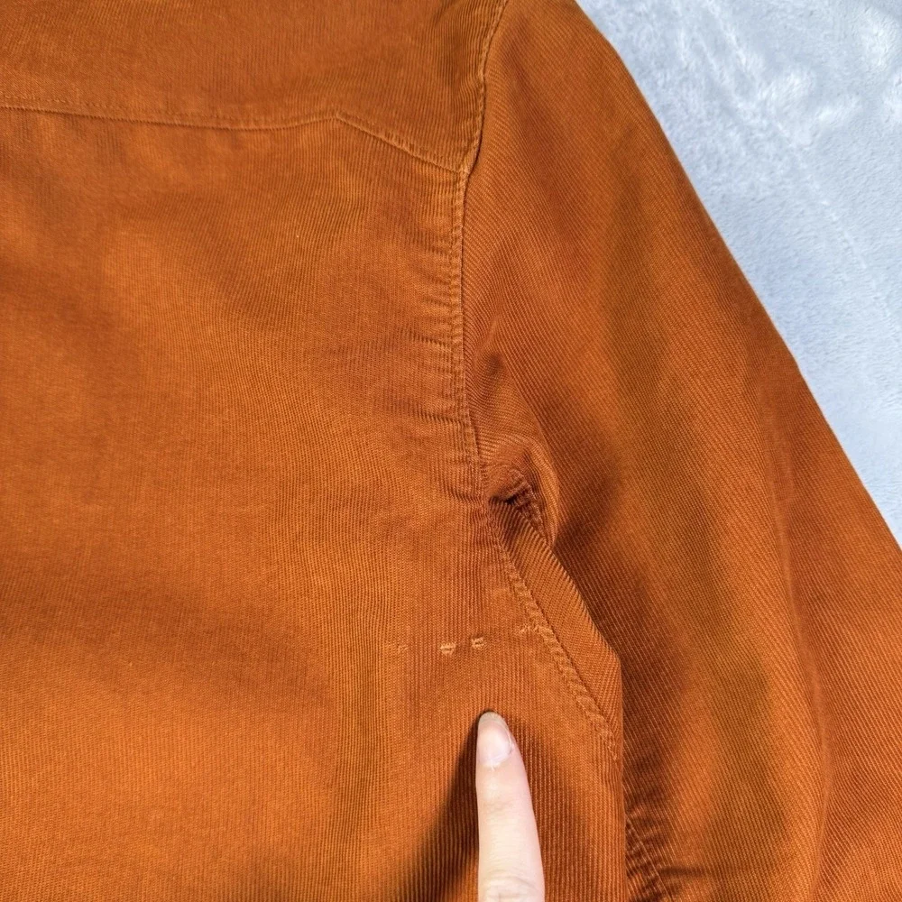 Arc'teryx Merlon Corduroy Shirt Jacket Men's Small**(see measurements) Orange